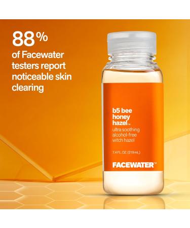 Facewater B5 Bee Honey Hazel - Ultra Soothing Alcohol-Free Witch Hazel for Radiant Skin | Shop Internationally - Buy Online on GoSupps.com