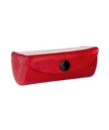CHERKRAFT Lipstick Case with Mirror for Purse Handbag Organizer / Lipstick Holder (Red)