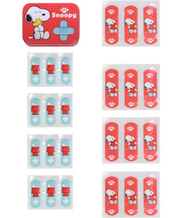 Snoopy Children's Plaster Metal Box - 24 Beautiful Plasters for Kids - Perfect for Backpacks & Handbags - Licensed Product - Buy Online on GoSupps.com