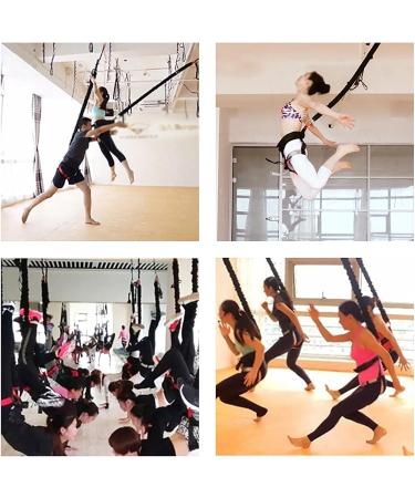 JYHHCYS 5D Home Suspension Training Kit - Anti-Gravity Dance Cord & Resistance Bands for Weight Support up to 100kg | Fitness Training Equipment - Buy Online on GoSupps.com