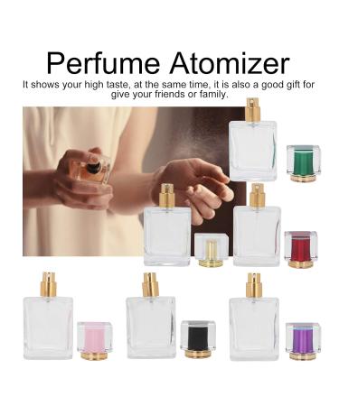 Buy Brrnoo 50 ml Refillable Glass Perfume Bottles 6 Pack Empty Vials & Spray Devices for Travel & Cosmetics - Buy Online on GoSupps.com