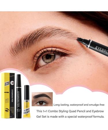  G n rique Eyebrow pencil eyebrow pencils for women - Smudge-proof eyebrow pencil - 4-prong liquid eyebrow pencil with eyebrow gel natural-looking eyebrow pencils for women - Buy Online on GoSupps.com