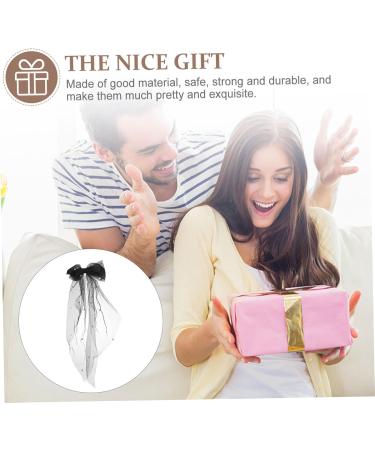 FRCOLOR Bridal Hair Accessories Bow- Knot Hair Clip Bridal Hairpins Hair Barrette Bow Headdress Bachelorette Party Veil Tiara for Girls Bow-knot Hair Clip Bride Decorate Wedding Iron - Buy Online on GoSupps.com