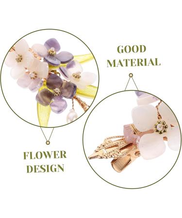 minkissy Bridal Hair Accessories Hair Clips Hair Accessories for Women Hair Barrettes for Women Barrettes for Women Thin Hair Asian Hair Accessories Women's Resin Side Clip Cheongsam - Buy Online on GoSupps.com