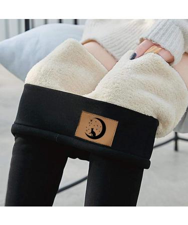 Jiqing Women's Winter Thermo Leggings High Waist Thick Plush Opaque Stocking Pants for Young Girls & Baby Girls - Buy Online on GoSupps.com