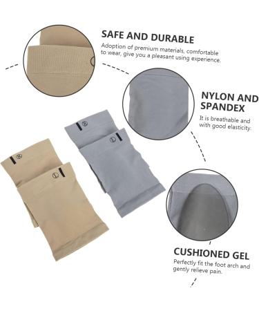 Buy FOMIYES Arch Support Socks - 4 Pairs Foot Brace Sleeves & Insoles for Height Increase & Comfort | International Shipping - Buy Online on GoSupps.com