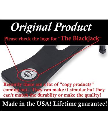 Black Jack Boot Jack Puller - Red Leather Shoe Remover by Chuck's Woodbarn - Buy Online on GoSupps.com