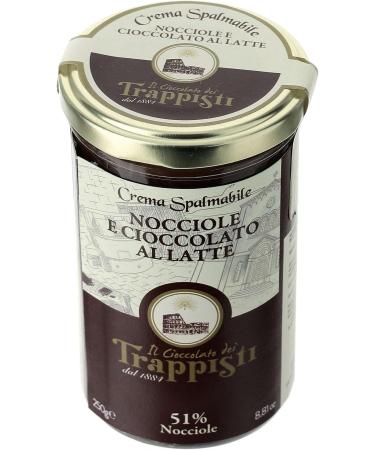 Milk Chocolate Hazelnut Spread 250 g Frattocchie Trappists - Buy Online on GoSupps.com