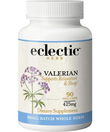 Eclectic Institute Raw Fresh Freeze-Dried Valerian 425 mg 90 Non-GMO Veg Caps