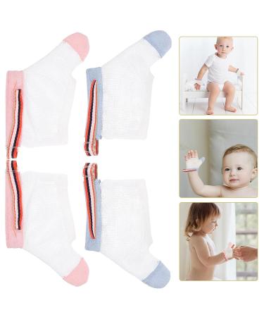 Milists Baby Finger Guards - Breathable Thumb Protectors for Infants & Toddlers | No Scratch Sucking Prevention Gloves - Size L 12.5x7x0.5 - Buy Online on GoSupps.com