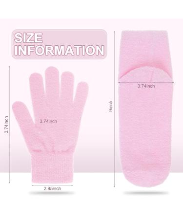 Moisturizing Gloves and Socks Set for Dry Feet | Aloe Infused Lotion | Fuzzy Spa Socks | 4 Pairs for Women Men - Buy Online on GoSupps.com