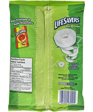 Life Savers Wint-O-Green Peg Bag 150gm 12 Count - Buy Online on GoSupps.com