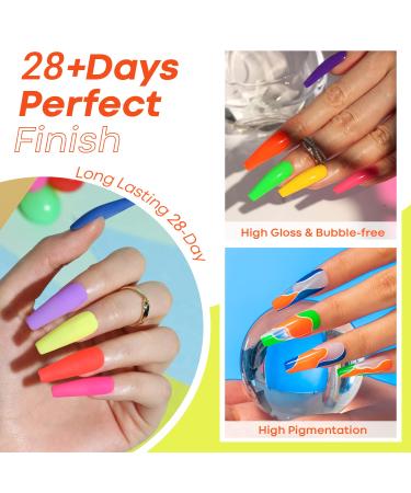 Modelones Neon Gel Nail Polish Set - 6 Vibrant Colors for Summer Manicure - Buy Online on GoSupps.com