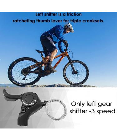 SOONHUA Bike Speed Shifter TX-30 3X7 Speed Shift Lever Set - Mountain Bicycle Gear Shifter Pair with Indicator for Road Bike MTB - Buy Online on GoSupps.com