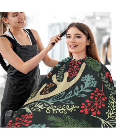 Waterproof Barber Cape - Flower Pattern & Cheetah Haircut Bib for Men & Women | Durable Unisex Hair Cutting Cape - Buy Online on GoSupps.com