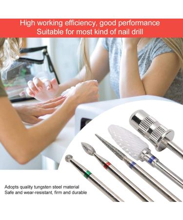 5-Part Nail Drill Grinding Head Set | Premium Nail Art & Manicure Tools for Beauty Salons & Home | Dead Skin Removal Accessories - Buy Online on GoSupps.com