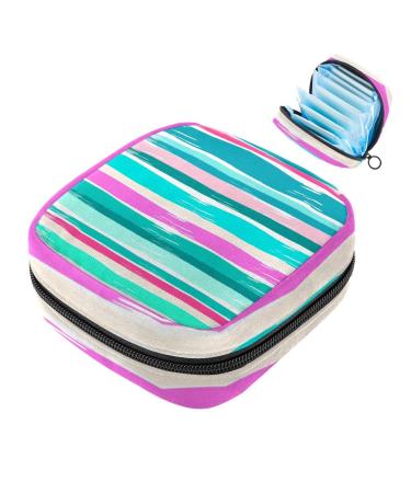 Muoooum wooden anchor beach sunset women binding pocket portable period bag for women teen girls menstrual cup pocket silent pad holder color 5 4.7x6.6