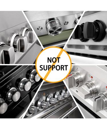 Child Safety Stove Knob Covers - Universal Gas Oven Knob Covers with Strong Adhesive for Baby Proofing - Clear Toddler Safety Knob Covers - Buy Online on GoSupps.com