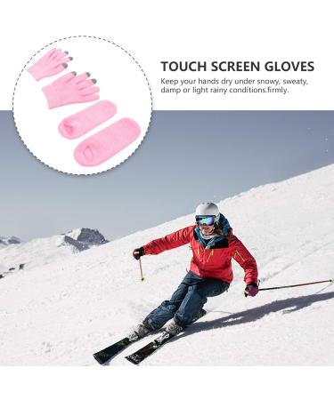 FRCOLOR 1 Set Moisturizing Gel Socks Gloves Hard Feet Rough Heel Hand Socks Gloves Set Full Finger Softening Gloves for Women Ladies Pink - Buy Online on GoSupps.com