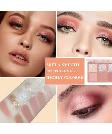 10 Colors Eyeshadow Palette Matte Nude Eye Makeup Palette Ultra-Blendable Long Lasting High Pigmented Waterproof Nudes Neutral Smooth Eye Shadow Palette for Women Natural Charming Looking #03 3# - Buy Online on GoSupps.com
