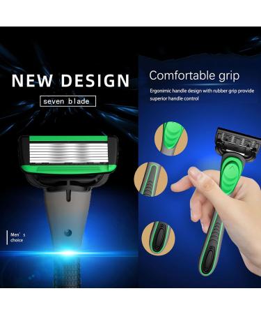 Fehploh Stainless Steel Manual Razor | 1 Handle + 2 Blades | Classic Hair Removal for Men & Women - International Shipping Available - Buy Online on GoSupps.com