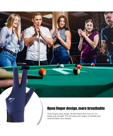 Premium Billiards Pool Gloves - Breathable 3-Finger Elastic Sports Gloves for Left & Right-Handed Players - Perfect for Cue Sports - Buy Online on GoSupps.com