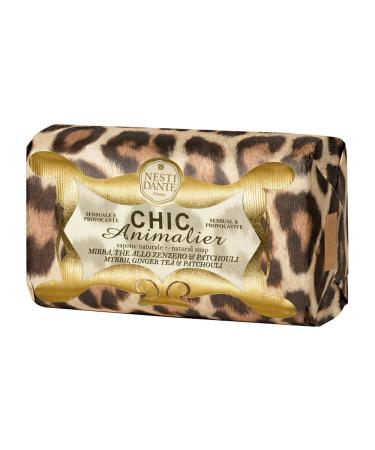 Nesti Dante Chic Animalier Natural Soap - Myrrh Ginger Tea & Patchouli 250g | Luxury Vegan Soap for International Shipping - Buy Online on GoSupps.com