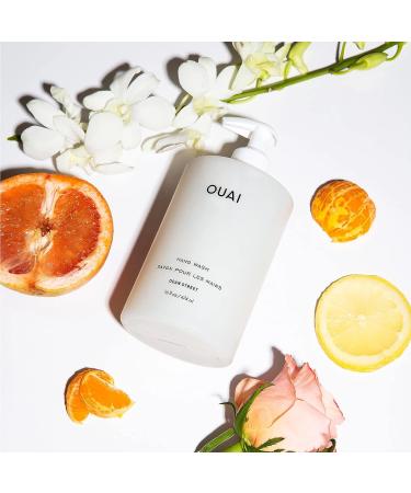 OUAI Exfoliating Hand Wash - 16 Fl Oz (Pack of 1) | Cleanses, Moisturizes, and Leaves Your Hands Smelling Amazing - Buy Online on GoSupps.com