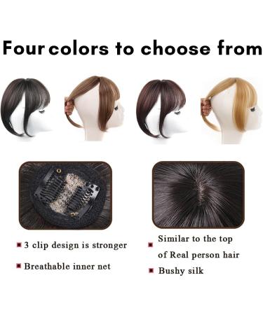 Bcenoilua Clip in Fringe Clip in Bangs for Women Hair Extensions Thinning Hair Real Hair Clip on Bangs French Bangs Light Bangs Fashion Wispy Bangs Hair Pieces Daily Wear Dark Brown - Buy Online on GoSupps.com
