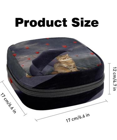 Funny Cat Umbrella Storage Bag | Portable Period Bag for Women & Teens | Menstrual Cup & Breastfeeding Pillow Holder - Buy Online on GoSupps.com
