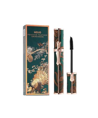 WXJ Mascara peacock feather fan thick waterproof eye makeup sweat proof nonsmudge sleek long curl mascara thrive eye primer Color 8073
