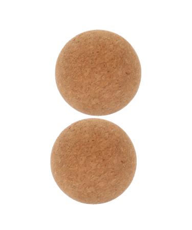 Beavorty 2st yoga ball made of cork massage device body massage ball yoga-ball cork balls for the massage roller ball massage balls neck the ball roll fascia ball yoga aid fitness scrollrad