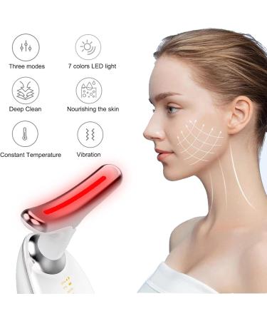 Buy Portable Face and Neck Massager | 7 Color LED Facial Beauty Device for Home Use - Buy Online on GoSupps.com