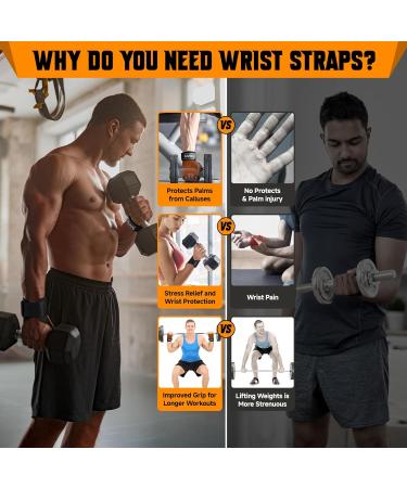 COFIT Wrist Straps for Weightlifting Workout Wrist Wraps with Dual-Layer Gym Lifting Straps for Deadlift and Powerlifting - 03. Brown - Buy Online on GoSupps.com