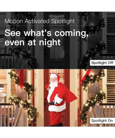 SYMYNELEC Light Bulb Security Camera 2K  2.4GHz Wireless WiFi Light Socket Security Cameras  360 Pan/Tilt Smart Lightbulb Cam Human Motion Detection Alarm Color Night Vision Works with Alexa Google White 1Pack(No SD Card) - Buy Online on GoSupps.com