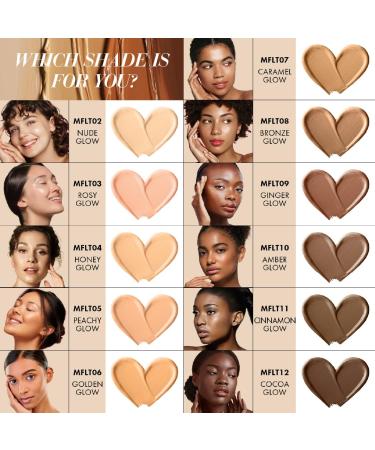 Absolute New York Luminous Dream Glow Tint | Glowing, Long-Lasting, Cruelty-free (02 NUDE GLOW, 1.01 fl oz) MFLT02 Nude Glow 1.01 Fl Oz (Pack of 1) - Buy Online on GoSupps.com