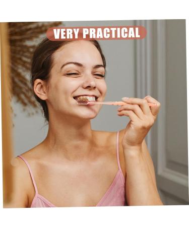 Minkissy 12th Crystal Handle Toothbrush with Dental Floss | Ergonomic Daily Oral Hygiene Brush | Best for Dental Care - Buy Online on GoSupps.com