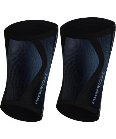 5mm Neoprene Elbow Sleeves (Pair) for Cross Training & Weightlifting - Compression Brace for Men & Women - X-Large Black - Buy Online on GoSupps.com
