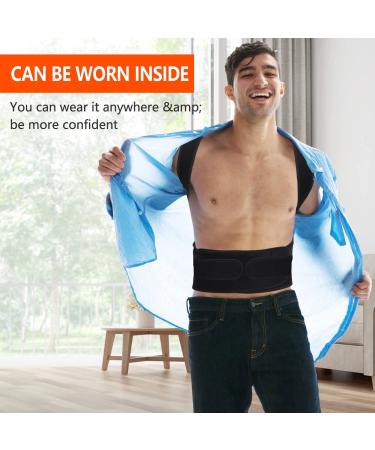 Qcheye Back Brace Posture Corrector for Men & Women - Adjustable Lumbar Support Breathable Design to Improve Posture & Relieve Neck Back & Shoulder Pain - Buy Online on GoSupps.com