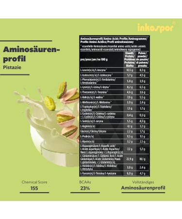 Inkospor Active Pro 80 Protein Shake - Pistachio Flavor 500g Bag | High Protein Low Carb International Shipping - Buy Online on GoSupps.com