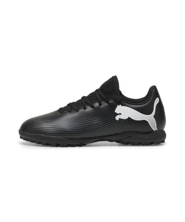 PUMA Unisex Kids Future 7 Play Tt Jr Soccer Shoe 34 EU Black White