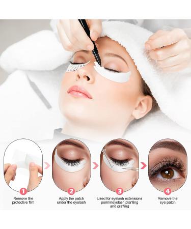 200 Pairs Leelosp Microfoam Eye Pads - White Gel Pads for Eyelash Extensions | Lash Extension Supplies Kit - Buy Online on GoSupps.com