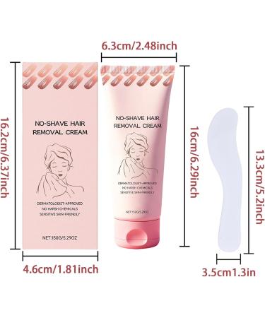 1 Pi ce Cr me D pilatoire avec 1 Raclette Douce et Apaisante pour Visage et Corps Sans Irritation Cutan e Cr me D pilatoire Unisexe pour Tous Types de Peau - Buy Online on GoSupps.com
