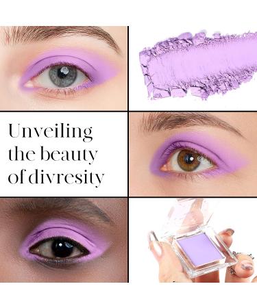 BEPHOLAN Matte Purple Eyeshadow Palette - High Pigment Lavender Organic Eyeshadow | Longwear Eye Makeup for Lilac Mood - Buy Online on GoSupps.com