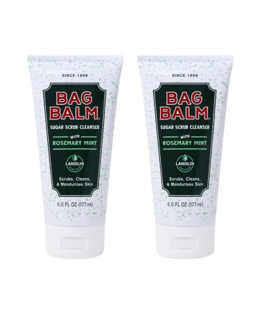 Bag Balm Sugar Scrub Foaming Cleanser with Rosemary and Mint | Pack of 2