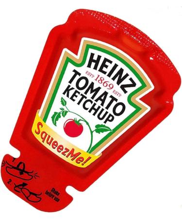 Heinz | Tomato Ketchup SqueezMe Portions | 25x26ml | 25 Pack - Buy Online on GoSupps.com