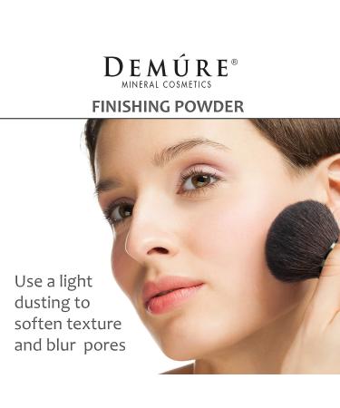 Demure Mineral Makeup Finishing Powder - Loose Setting Powder for Professional Light Makeup - Buy Online on GoSupps.com