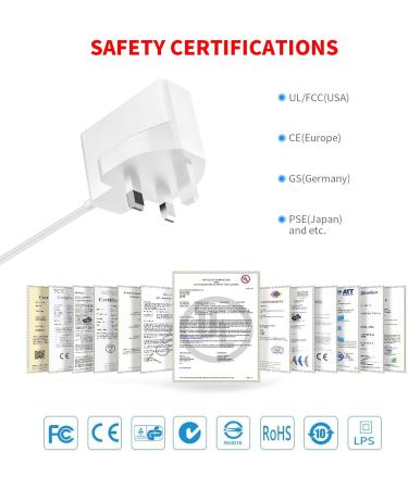 MEROM 5V Wall Charger Power Cord for BT Video Baby Monitor 6000 - Power Supply Adapter - Buy Online on GoSupps.com