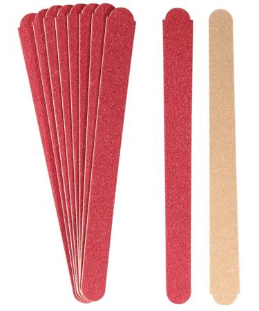 TITANIA sand nail files approx. 12 cm 10 cards wood quality 1 pack (1 x 19 g)