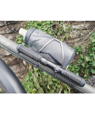 SILCA Tattico Mini Pump - Integrated Hose & Chuck - Presta/Schrader - Water Bottle Cage Mount - Compact & Portable Bike Pump - Buy Online on GoSupps.com
